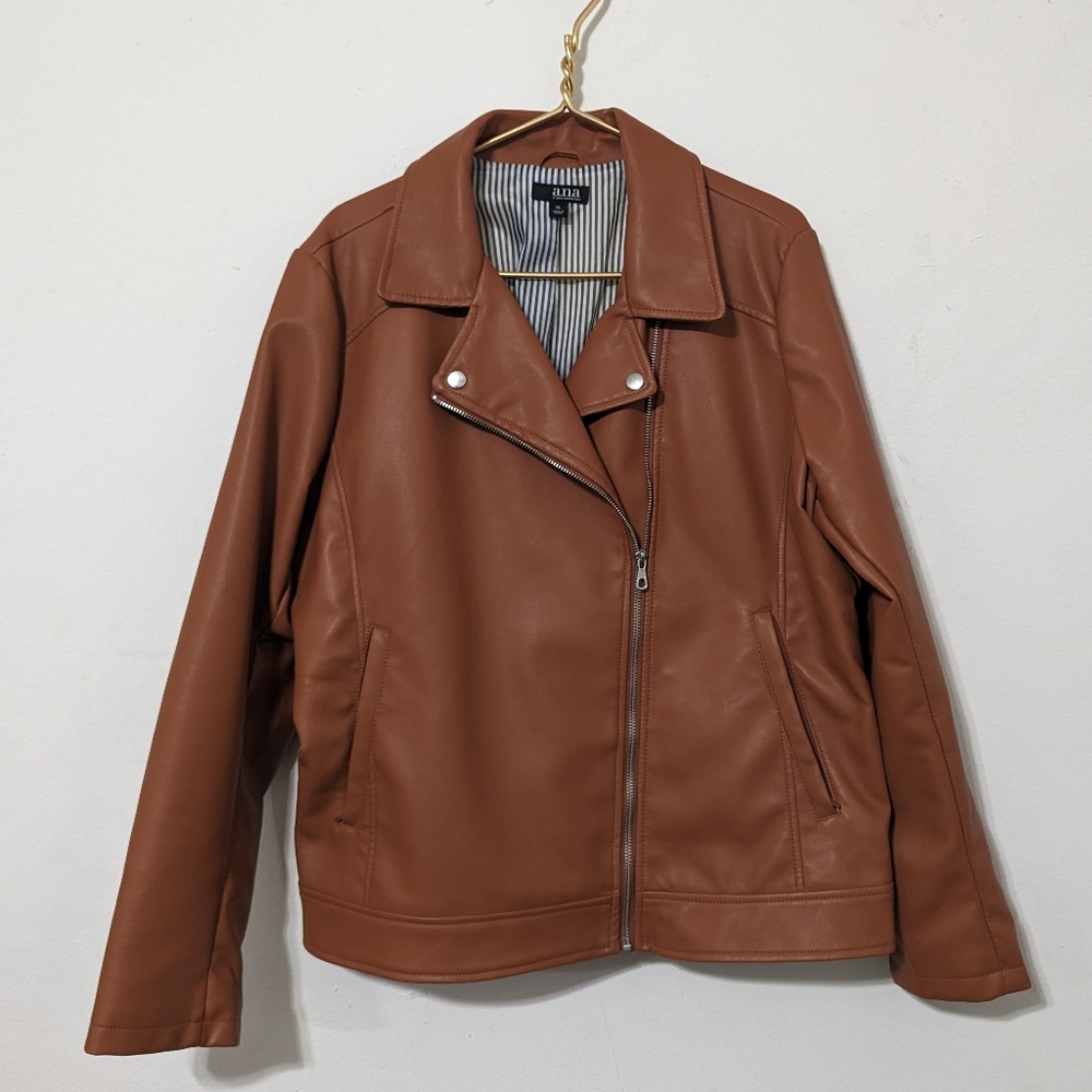 NWOT Faux Leather Jacket